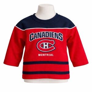 Size 2T NHL Montreal Canadiens Toddler Hockey Jersey Shirt